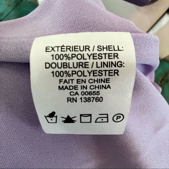 Addition Elle New Noir Lilac Chiffon Dress Size 22 NWT Brand New Wedding Guest - Picture 9 of 9